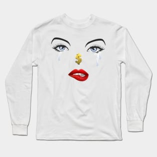 Dollar Face Long Sleeve T-Shirt